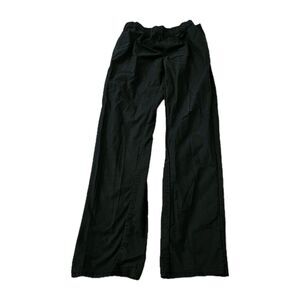 Pact Pants Mens Medium Black Organic Cotton Stretch Drawstring Roll Up Chino